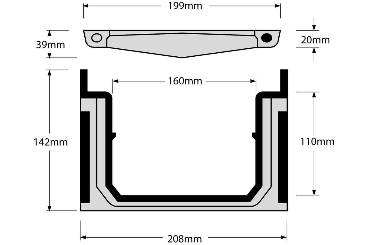 Surface water drainage channel by Marley New Zealand Ltd Selector