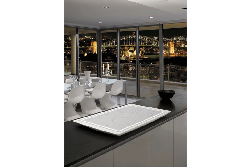 Aurora Induction Cooktop In White Corian By Electrolux Selector