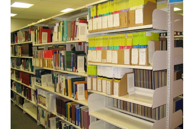 Corporate Library Shelving by Hydestor Shelving Selector