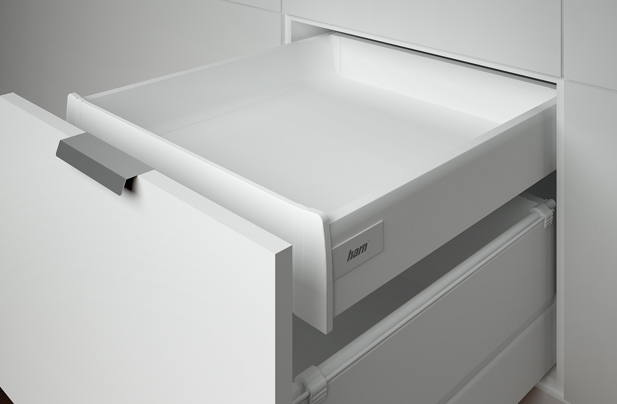 Harn Ritma Cube softclose drawer system by Fit Selector